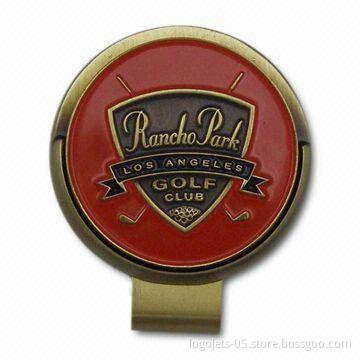 Hat Clip Ball Marker, Measures 25 x 1.0mm, Customized Designs are Welcome